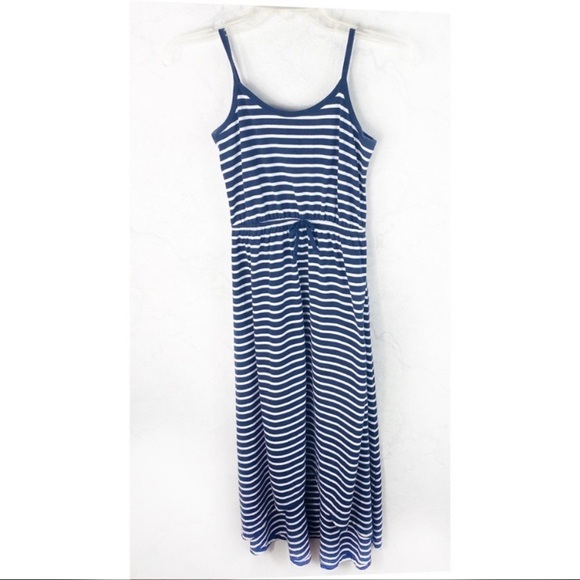 [Gap] Blue Striped Maxi Dress - Picture 2 of 3
